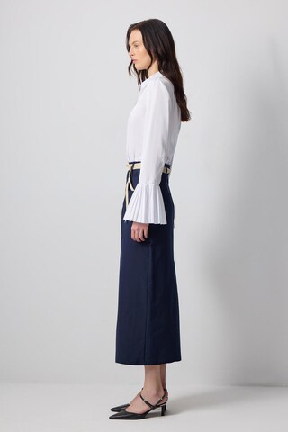 Touche Prive Skirt in Blue