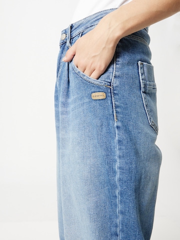 Gang Tapered Bandplooi jeans 'Silvia' in Blauw