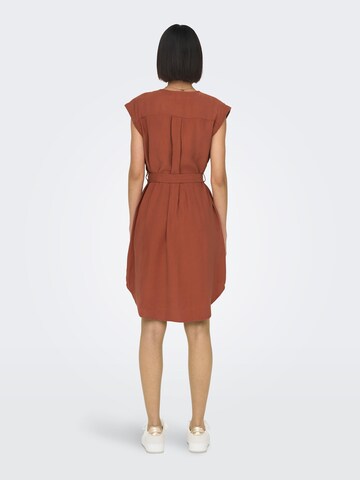ONLY Shirt dress 'LARIS' in Red