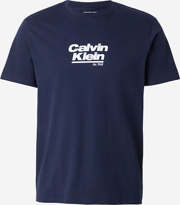 Calvin Klein Jeans Paita värissä sininen: etupuoli