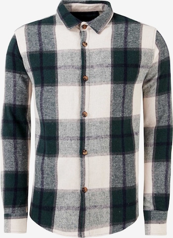 Regular fit Camicia di Buratti in verde: frontale