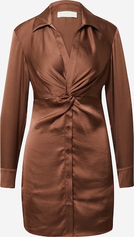 LeGer by Lena Gercke Shirt Dress 'Iris' in Brown: front