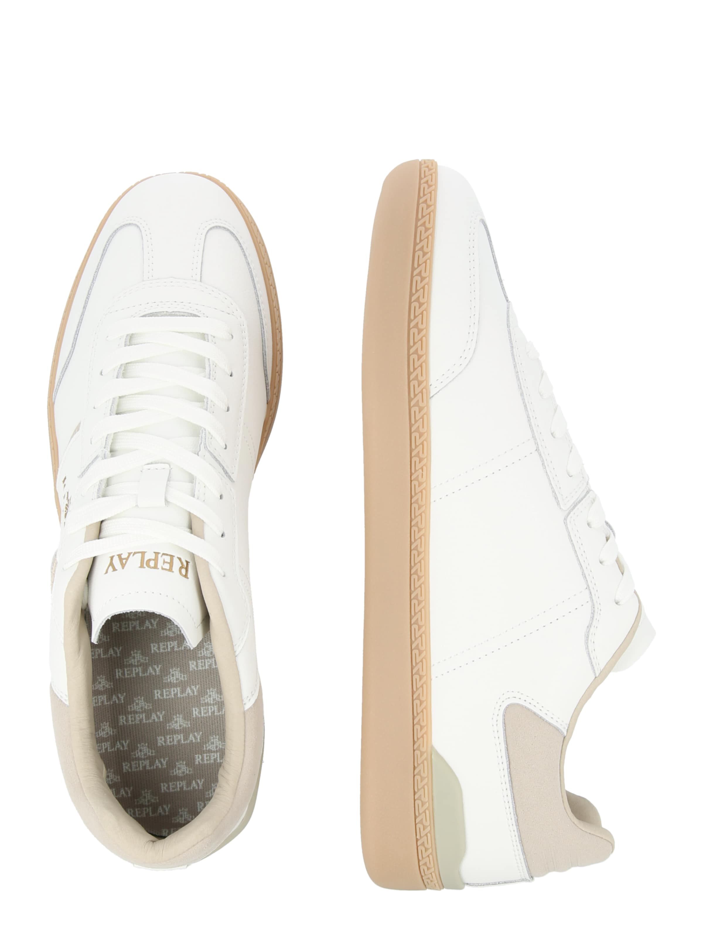 REPLAY Σνίκερ χαμηλό 'Pyper' σε λευκό