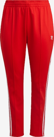 Loosefit Pantalon ADIDAS ORIGINALS en rouge : devant