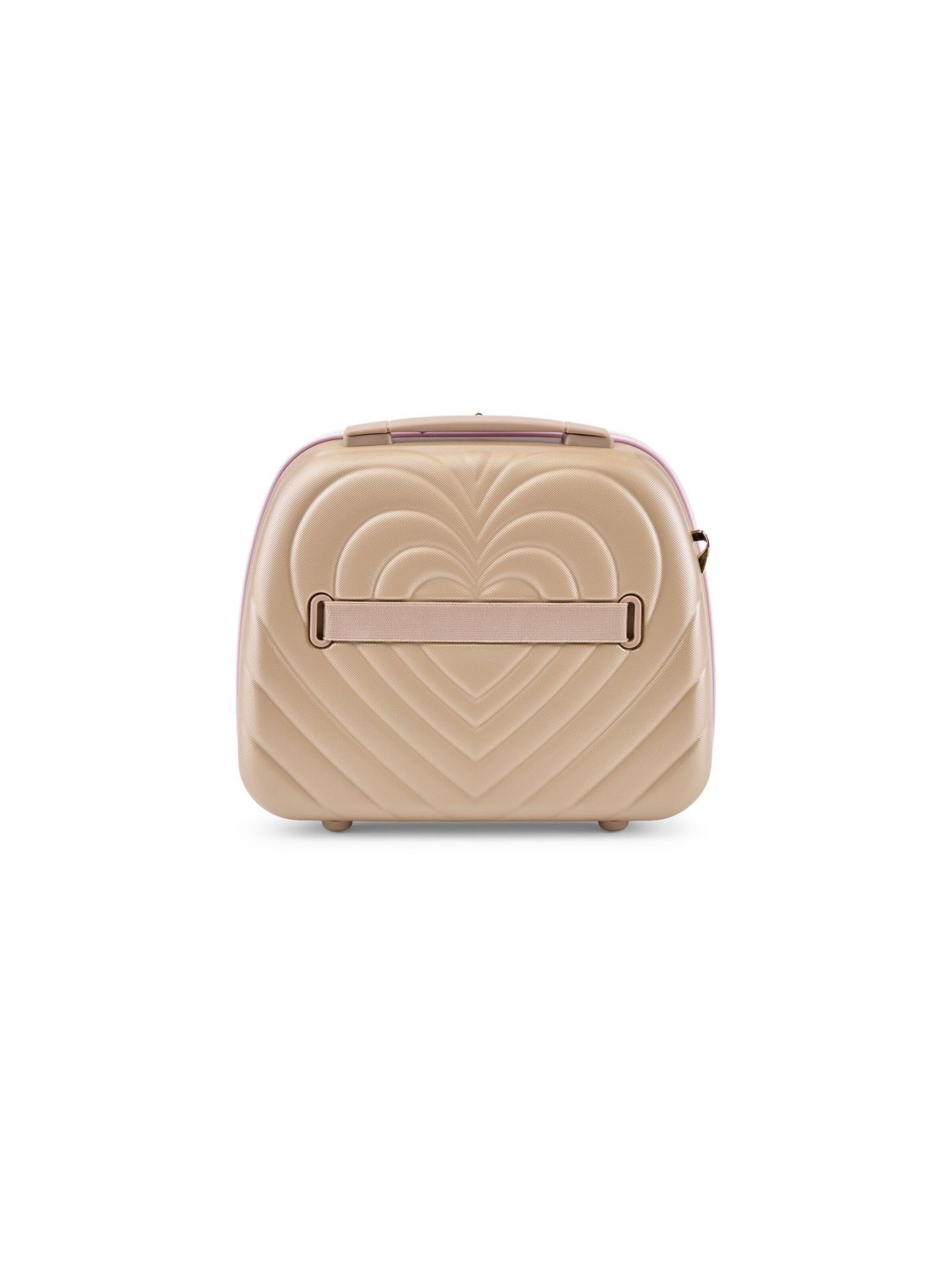 Braccialini - Bolsa de maquillaje 'Matelassé' en oro
