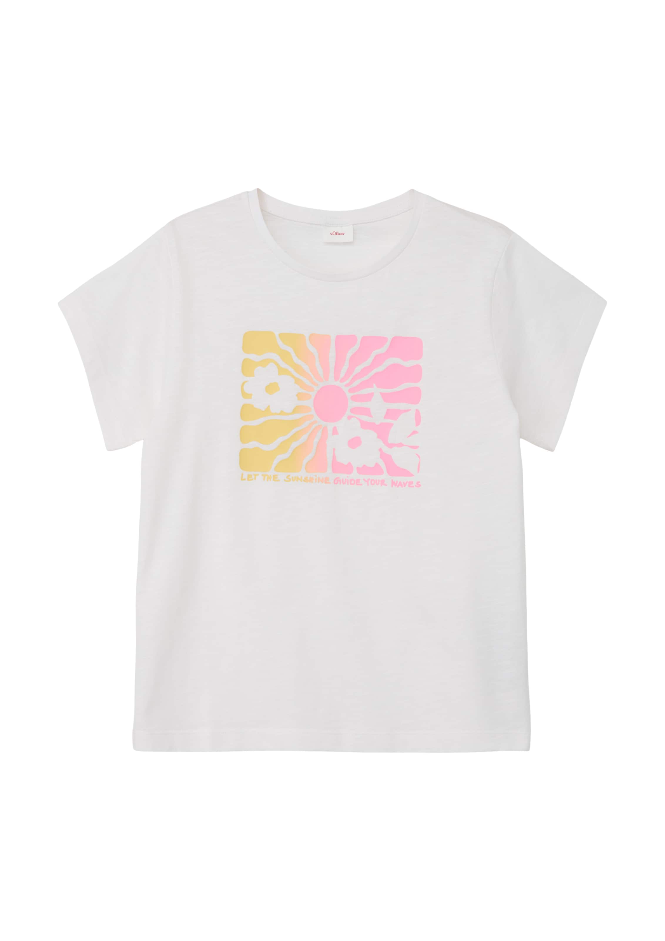 T-Shirt s.Oliver en blanc : devant