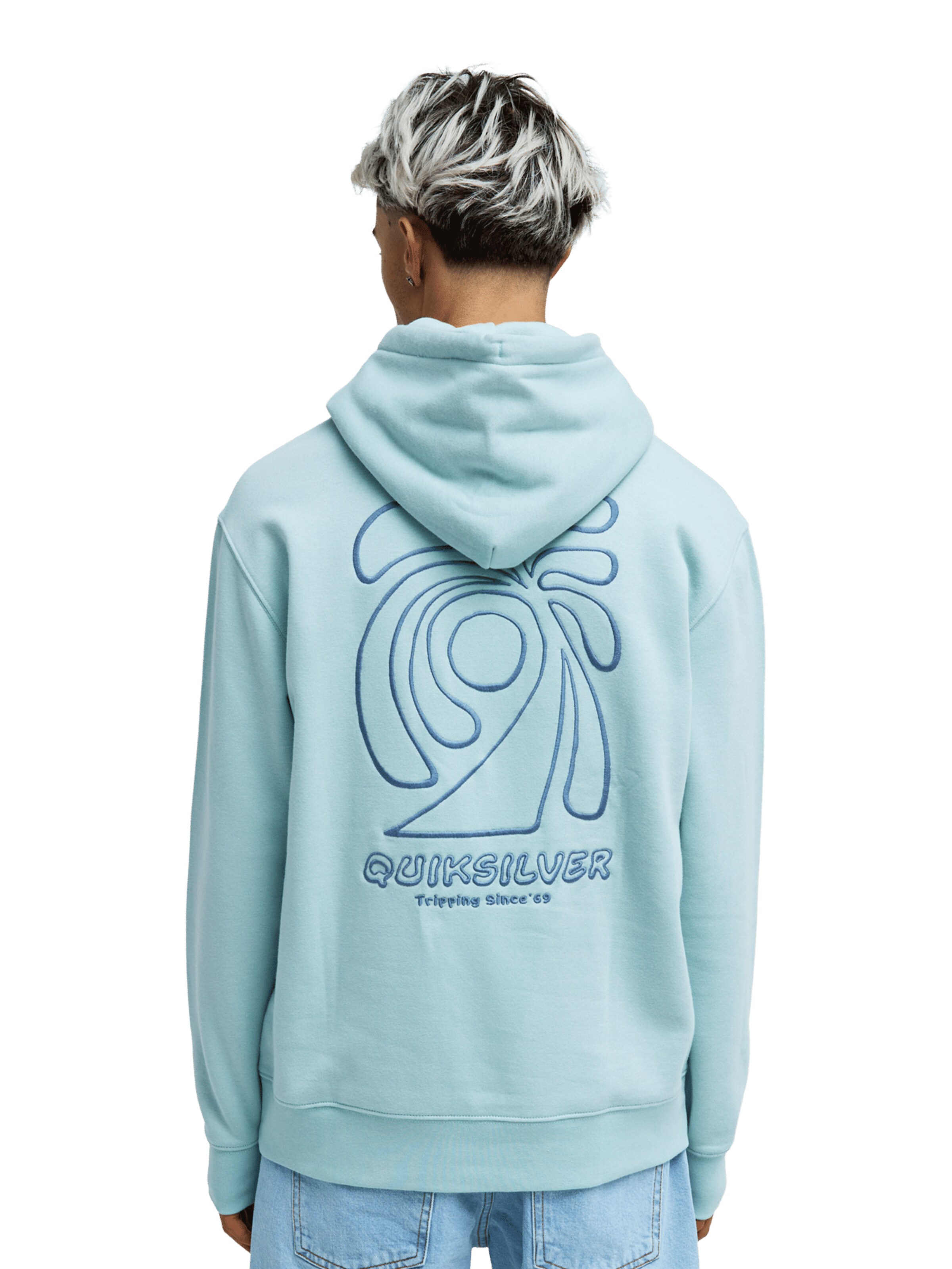 QUIKSILVER Sport sweatshirt 'Salt Water' i blå