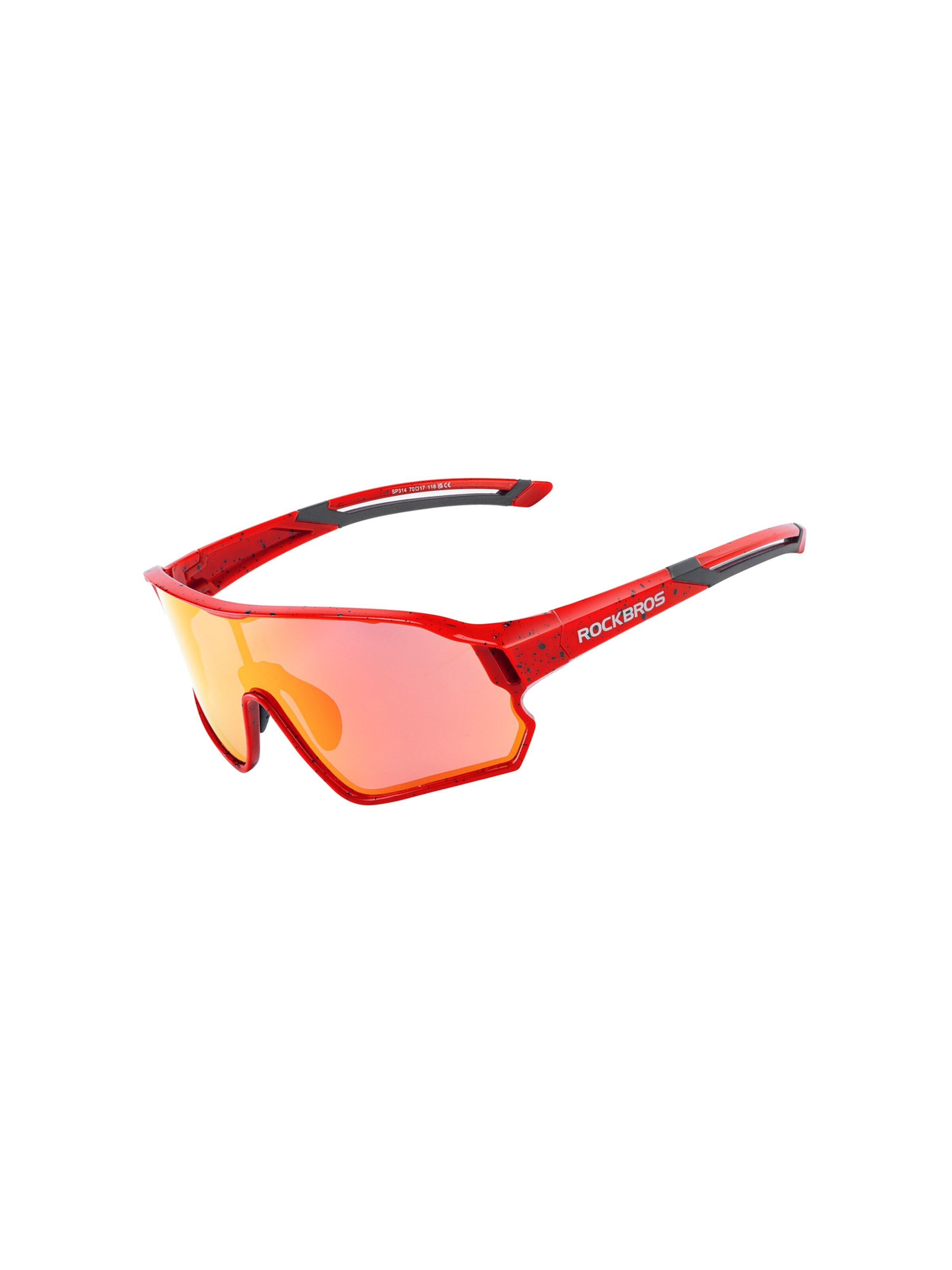 ROCKBROS Sportbrille 'Kinder Sportbrille'‌‌‌‌‌‌ in Rot: Vorderseite