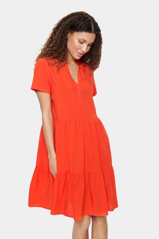 SAINT TROPEZ Kleid 'Eda' in Orange