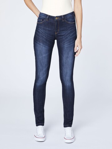 Oklahoma Jeans Skinny Jeans in Blau: predná strana