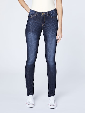 Oklahoma Jeans Skinny Jeans in Blau: predná strana