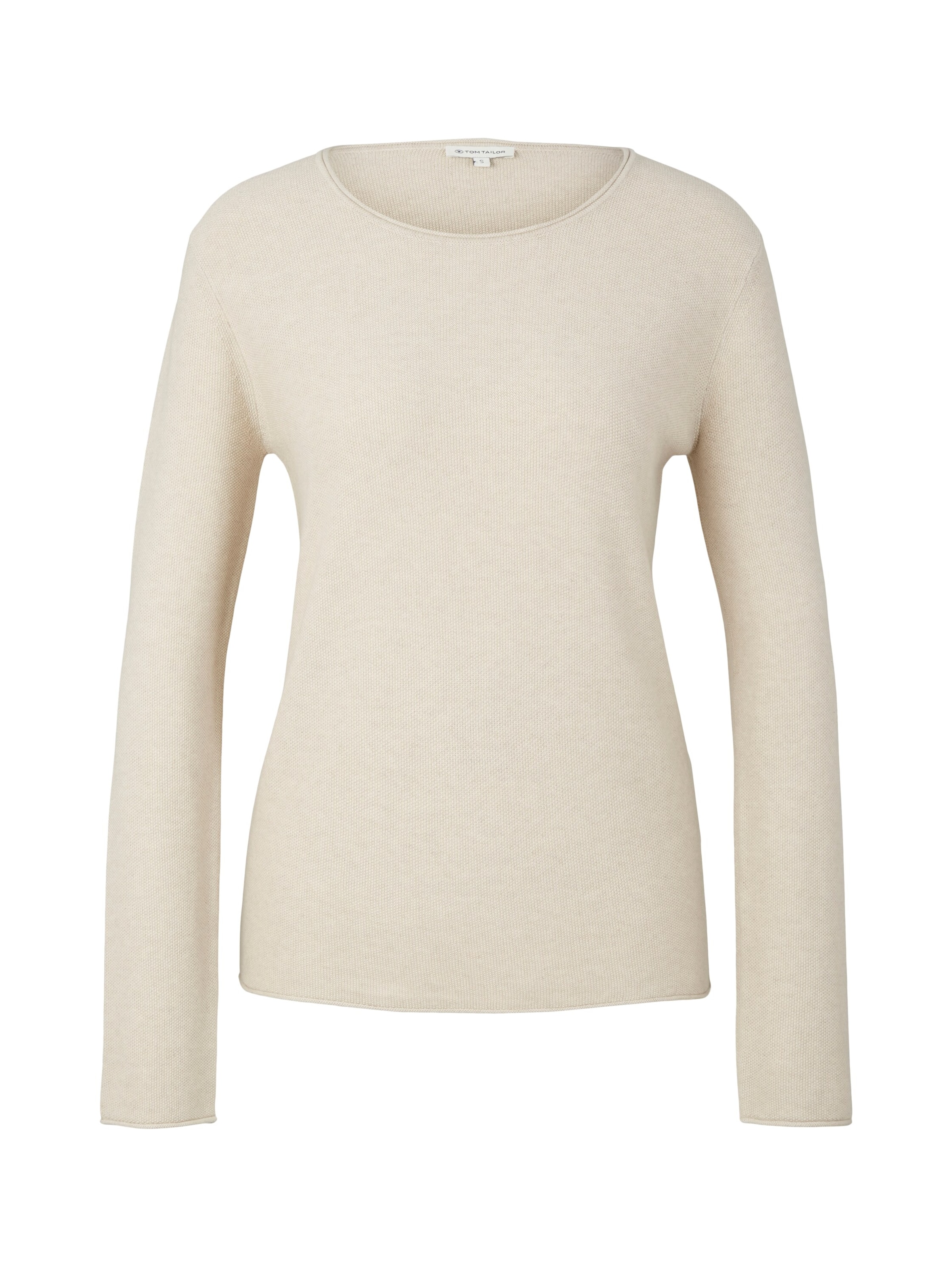 TOM TAILOR Pullover in Beige: Vorderseite