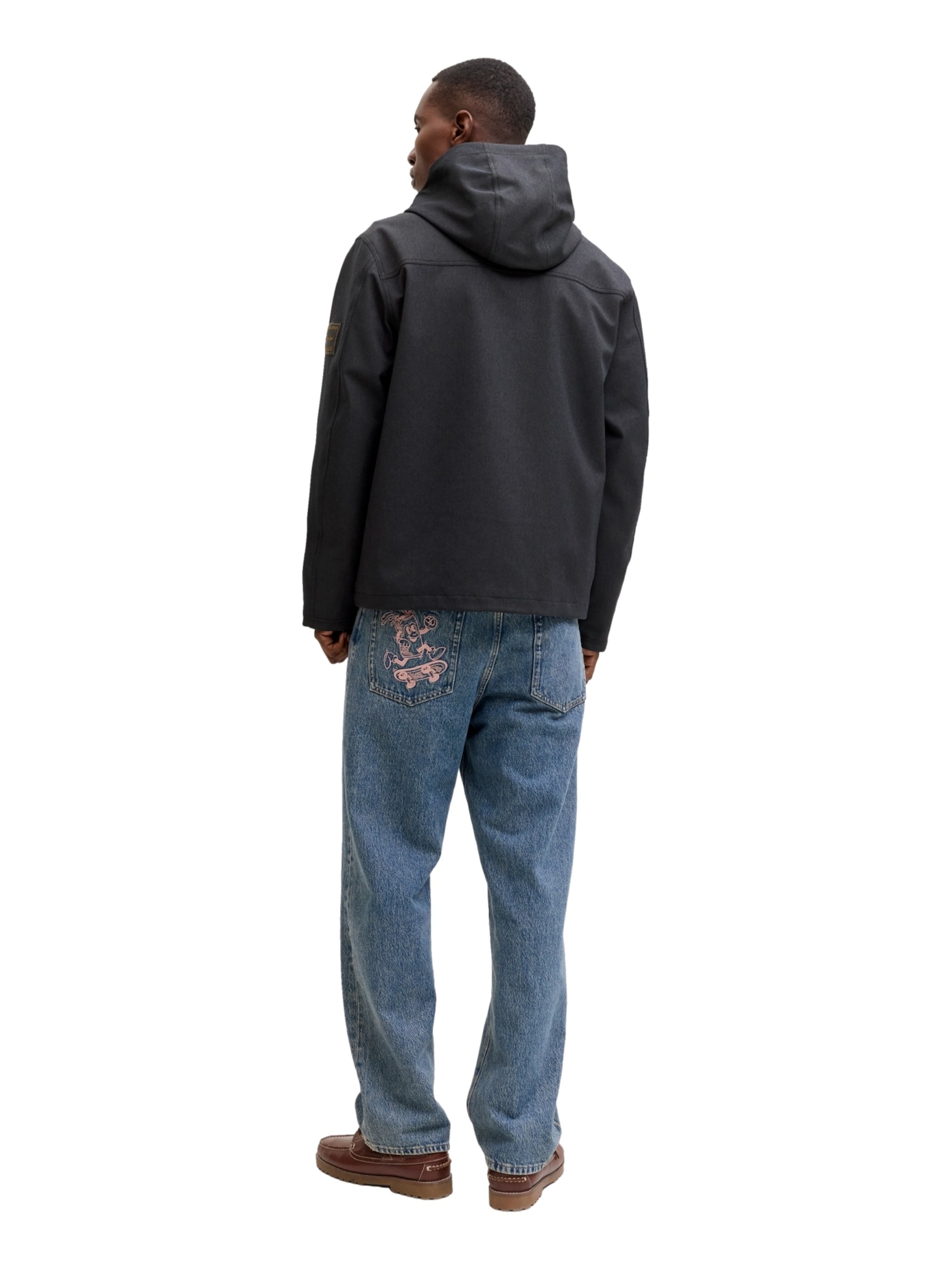 JACK & JONES Tussenjas 'Adam' in Zwart