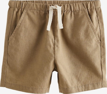 Next Regular Trousers in Brown: front