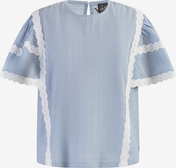 DreiMaster Vintage Bluse in Blau: predná strana