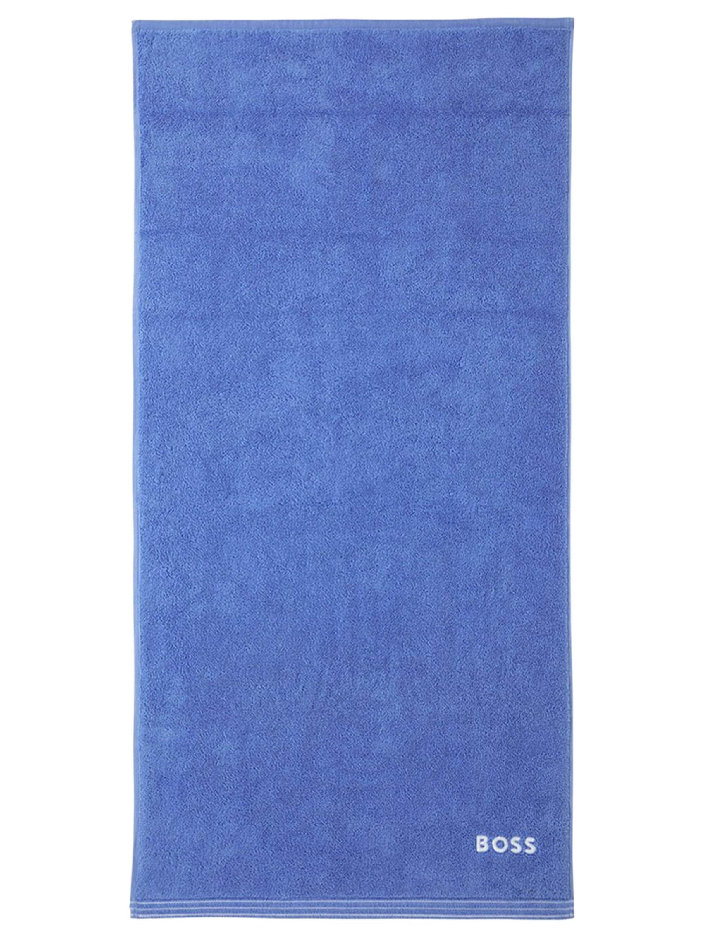 BOSS Home Towel 'EDGE' in Blue: front
