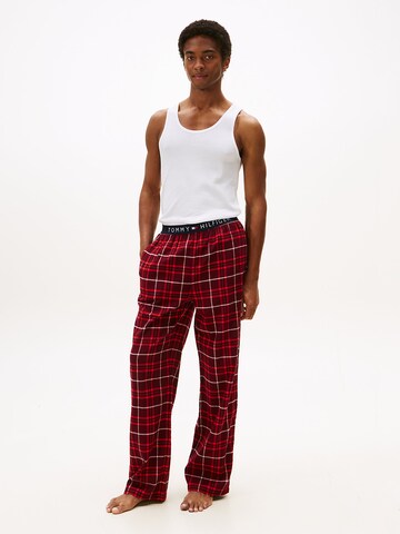 TOMMY HILFIGER Pyjamabroek in Rood
