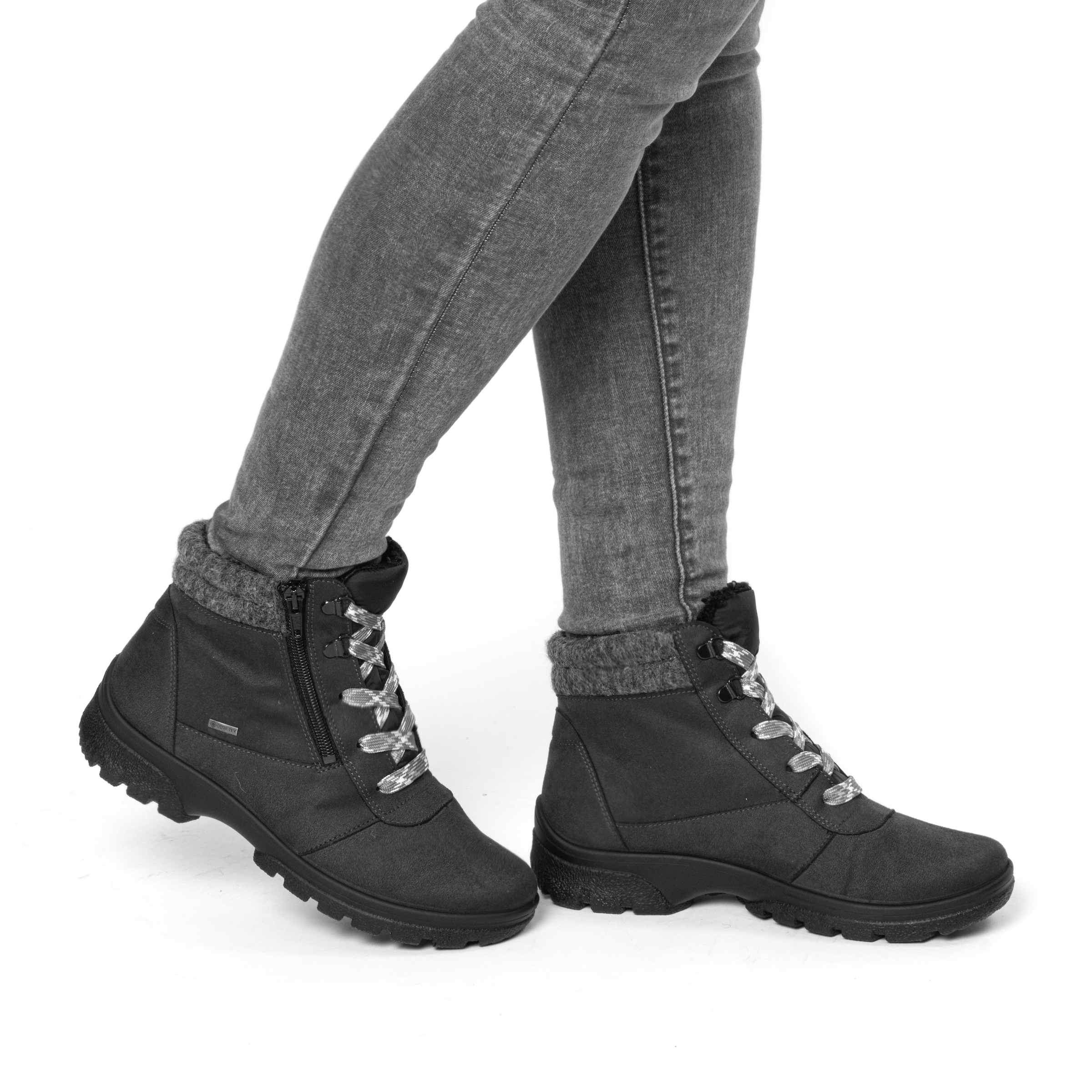 ARA Snowboots in Grau: Vorderseite