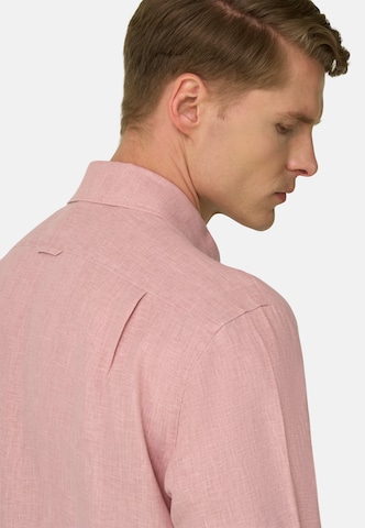 Coupe regular Chemise Boggi Milano en rose