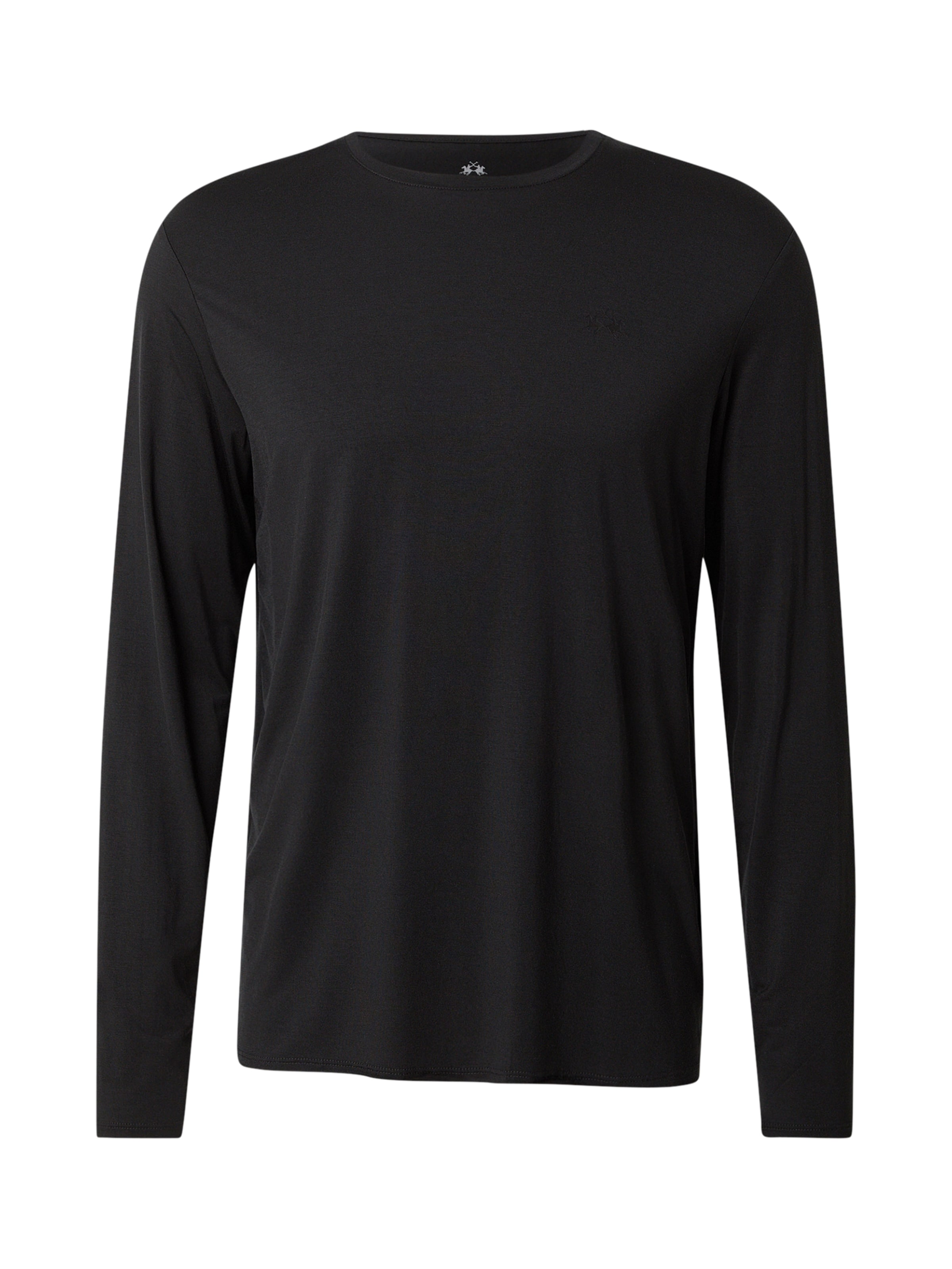 La Martina Μπλουζάκι σε μαύρο: μπροστά