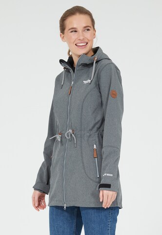 Weather Report Softshelljacke 'LILAN W-PRO 8000' in Grau: predná strana