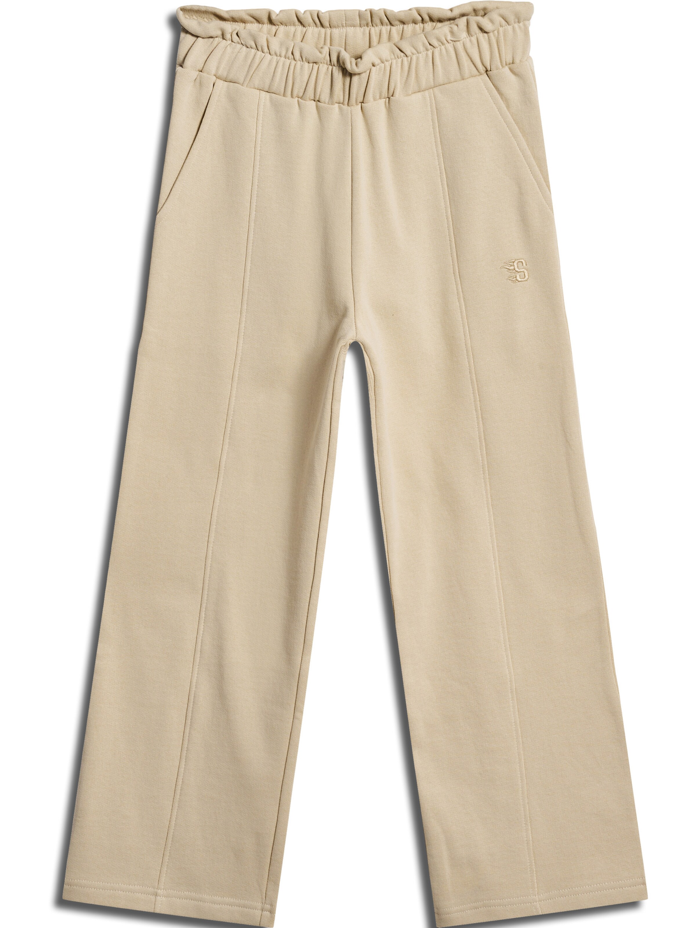 SOMETIME SOON Regular Hose in Beige: Vorderseite