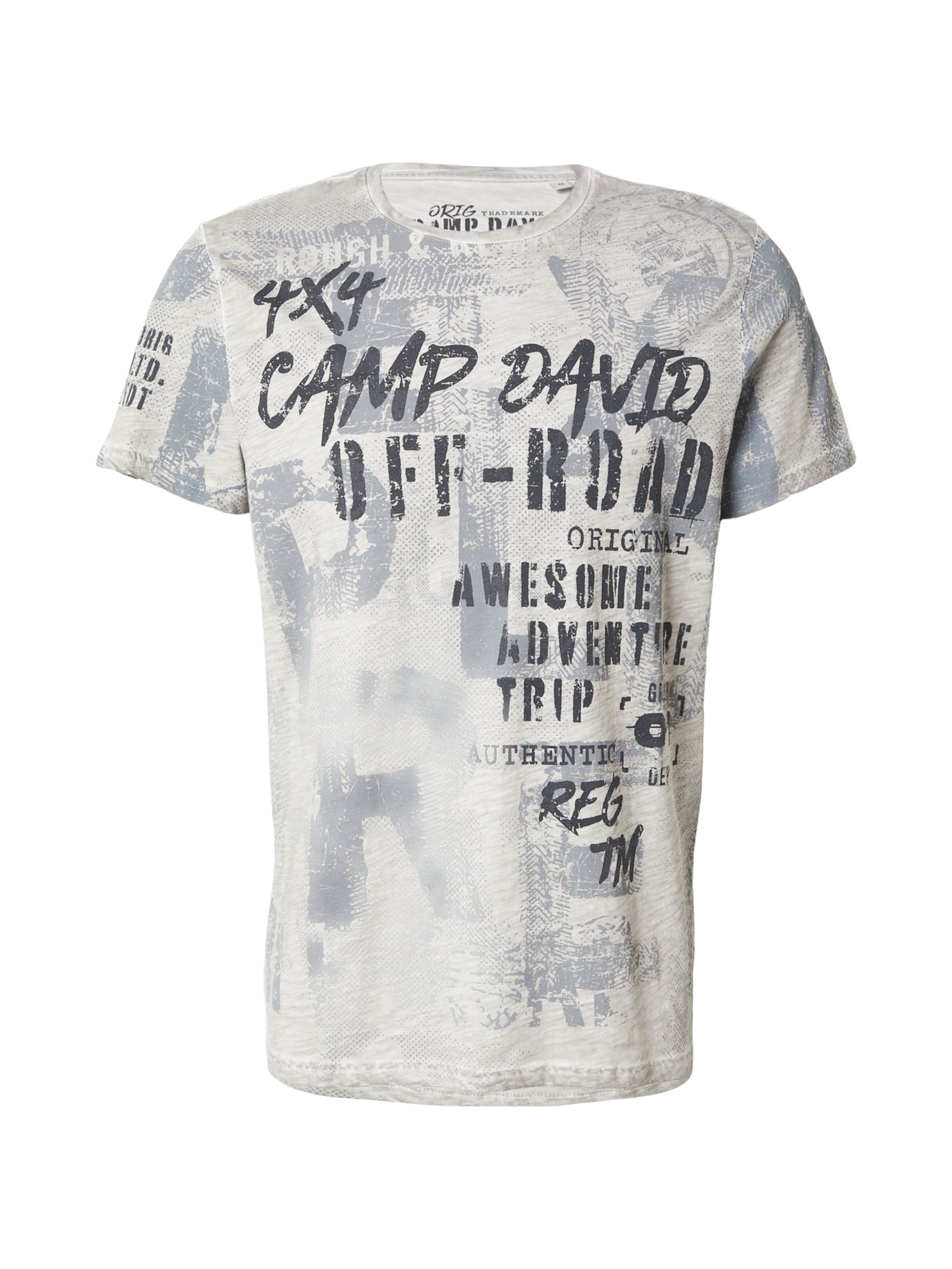 CAMP DAVID T-Shirt in Grau: Vorderseite