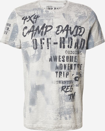 CAMP DAVID T-Shirt in Grau: Vorderseite