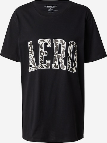 AÉROPOSTALE T-Shirt in Schwarz: predná strana