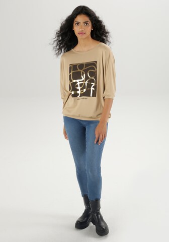 Aniston SELECTED Shirt in Beige