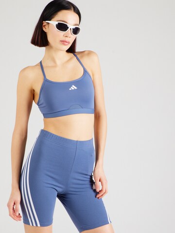 ADIDAS PERFORMANCE Bustier Sport-BH 'Aeroreact' in Blau