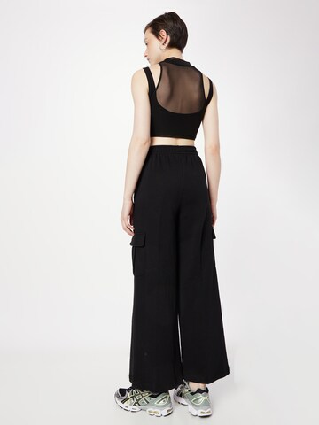 Urban Classics Wide Leg Hose in Schwarz