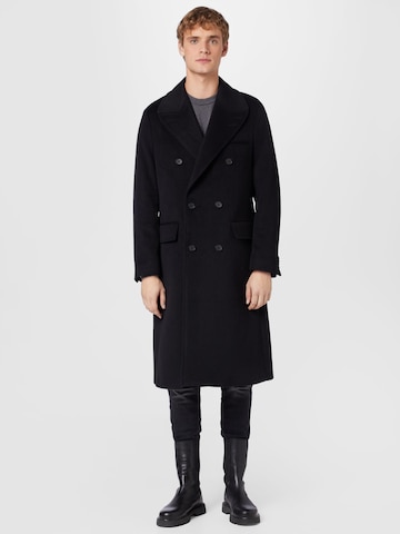 Tiger of Sweden Between-Seasons Coat 'HENNRI' in Black: front