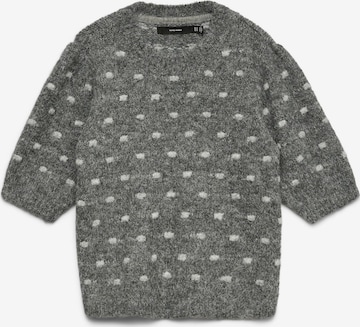 VERO MODA Sweater 'NOVAHDOTTY' in Grey: front