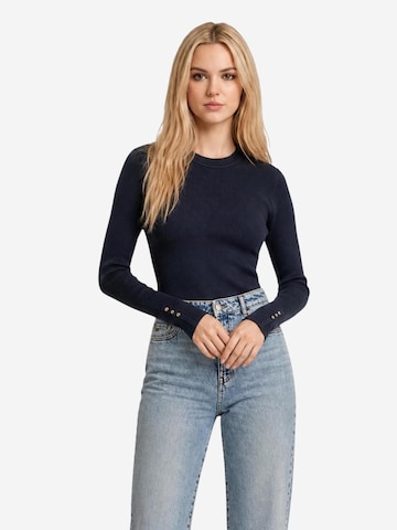GUESS - Jersey 'LS CN ELLIE SWTR W6YR09 Z0948' en azul: frente