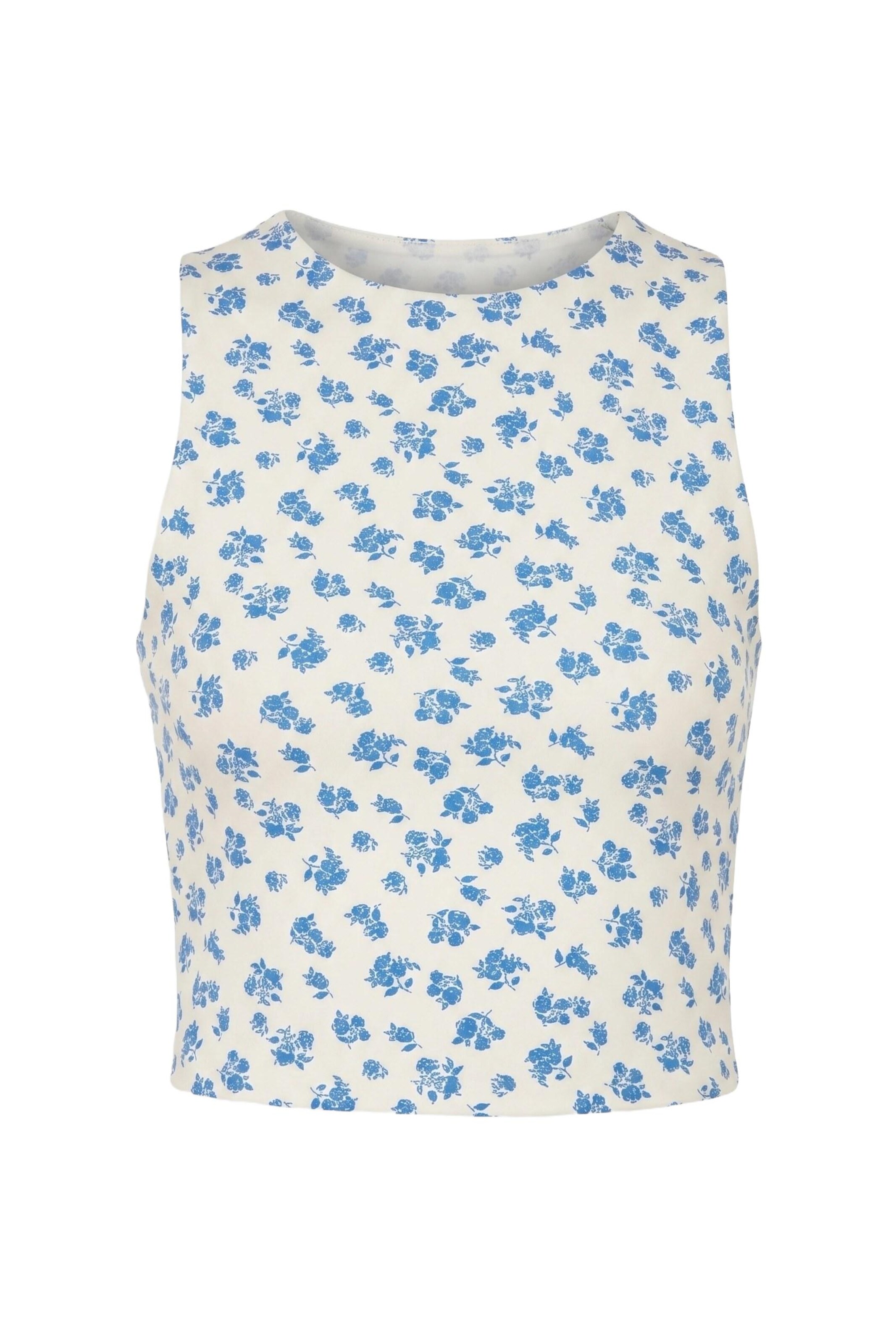 Alexa Dash Top in Wit: voorkant