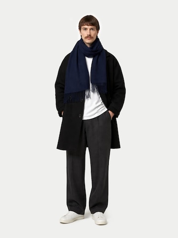 GOBI Cashmere Halsduk 'Unisex Cashmere Fringed Scarf' i blå