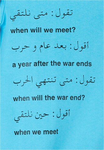 9N1M SENSE Sweatshirt 'When We Meet' in Blauw