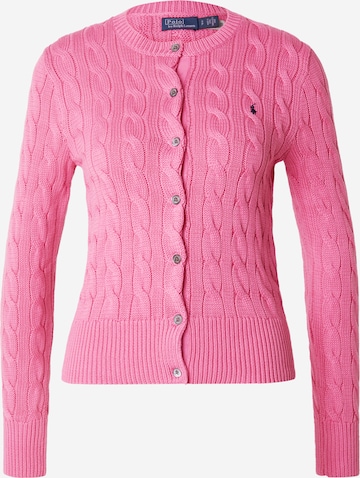 rozā Polo Ralph Lauren Adīta jaka: no priekšpuses