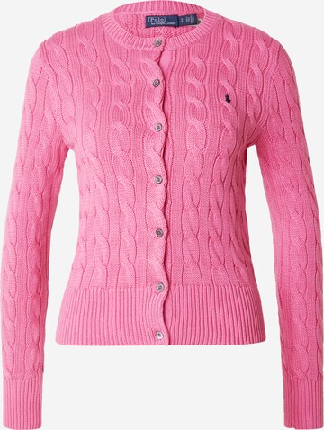 Polo Ralph Lauren Gebreid vest in Roze: voorkant