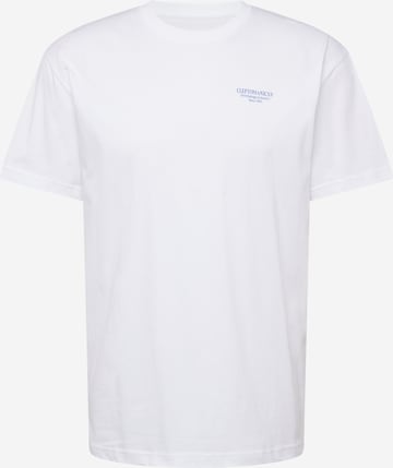 Cleptomanicx Shirt 'Birdwatcher' in White: front