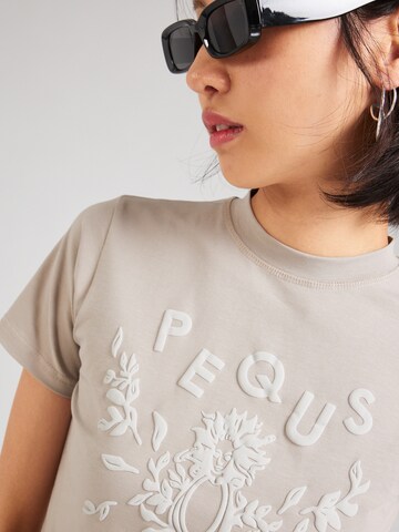 T-shirt 'Mykonos' Pequs en gris