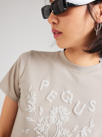 Pequs T-Shirt 'Mykonos' in Grau