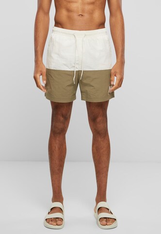 Shorts de bain Karl Kani en vert : devant