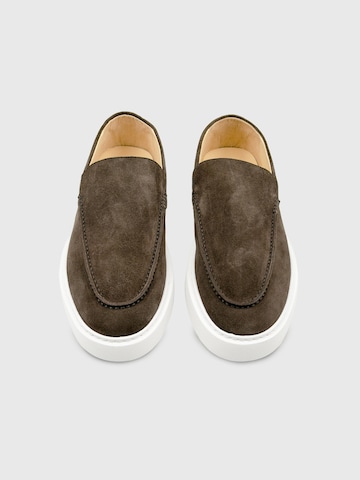 Dutch'D - Sapato Slip-on 'Atmos' em castanho