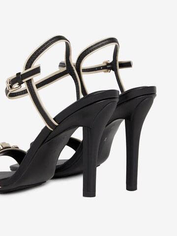 TOMMY HILFIGER Strap Sandals in Black