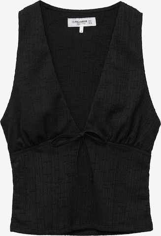 Pull&Bear Toppi värissä musta: etupuoli