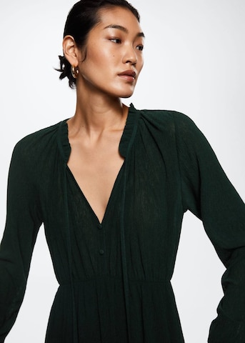 Rochie tip bluză 'Posada' de la MANGO pe verde