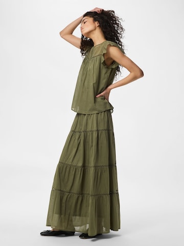 Gonna 'PCAstrid' di PIECES in verde