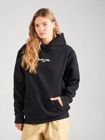 Sixth June Sweatshirt 'TAKE THE RISK' in Zwart